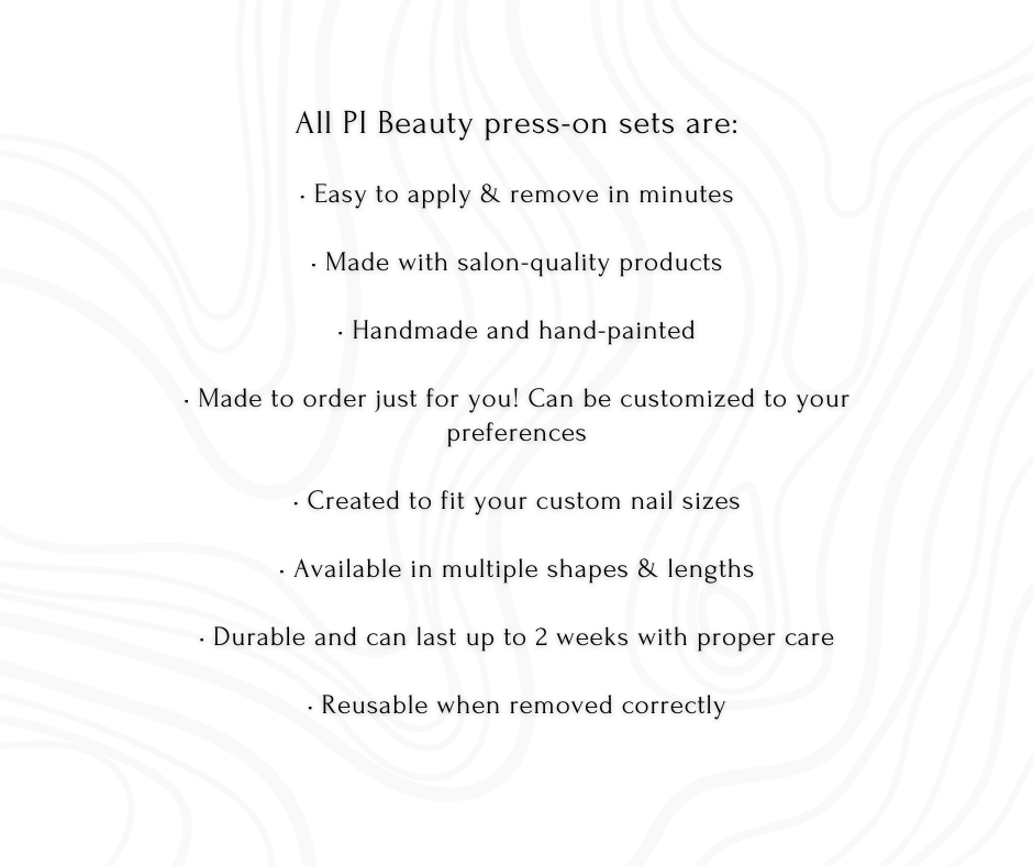 Custom Press~On Nail Set