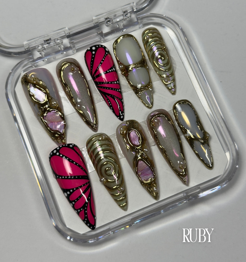 Custom Press~On Nail Set