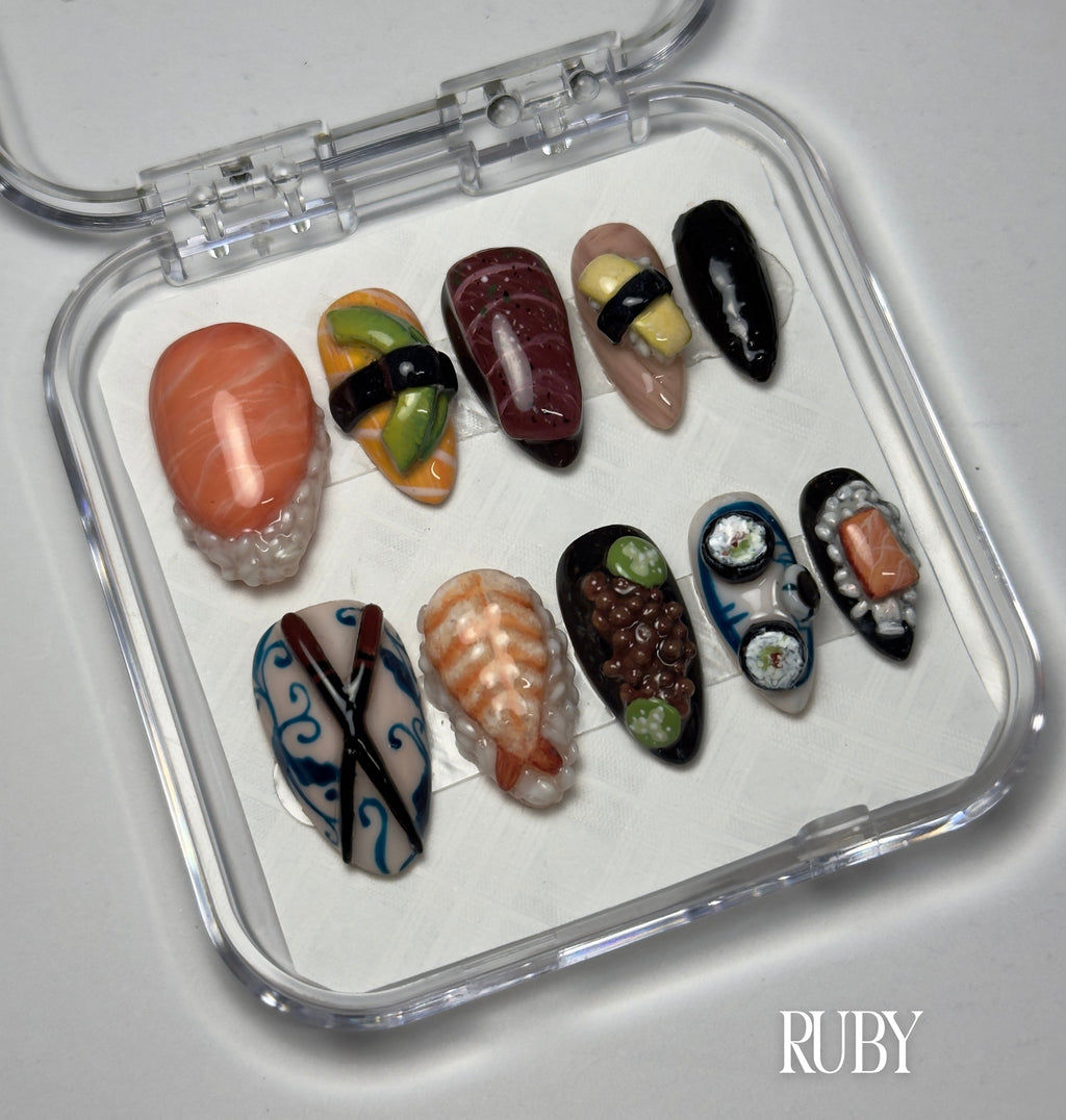 Custom Press~On Nail Set