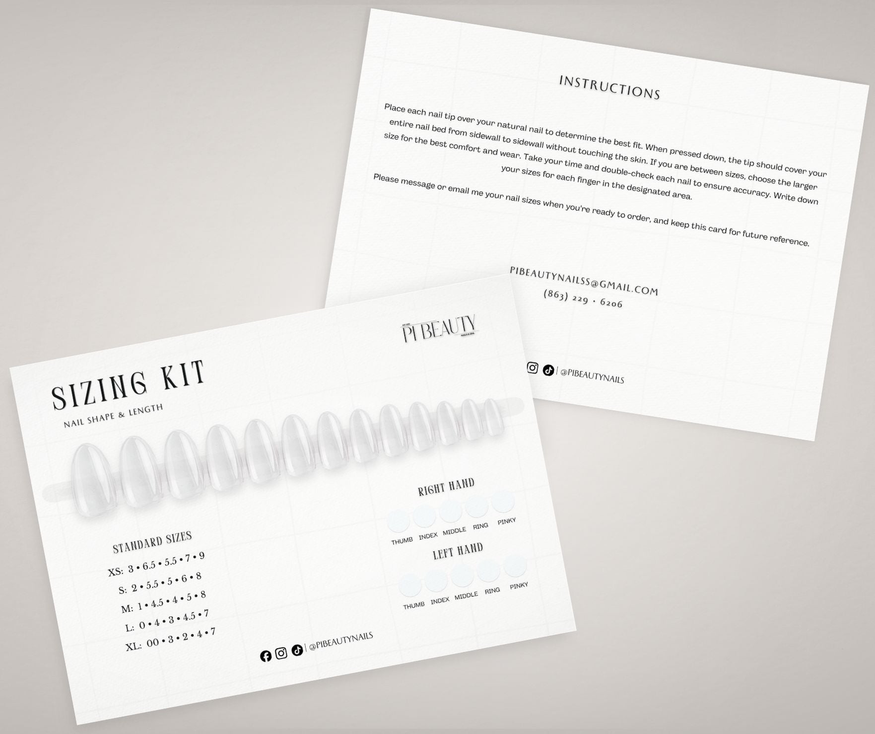 Nail Sizing Kit